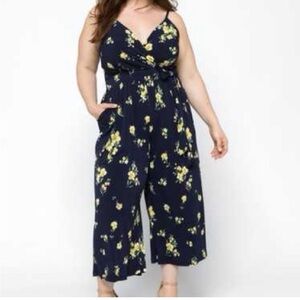 Kayleigh 2x floral jumpsuit